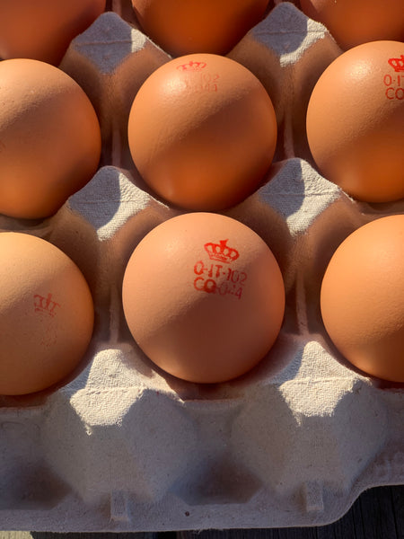6 Uova small da gallina giovane Principe di Fino